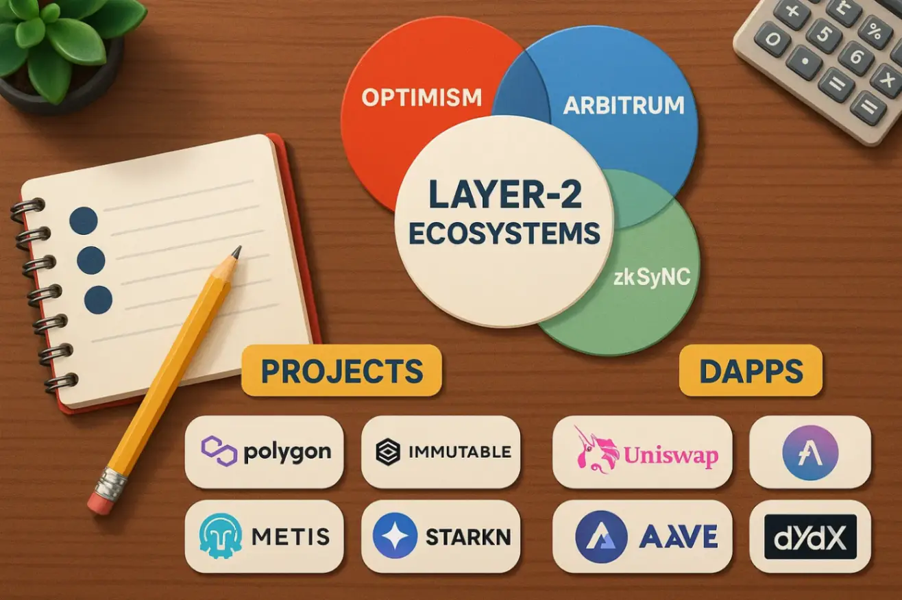 Экосистемы Layer-2: сравнение проектов и dApps