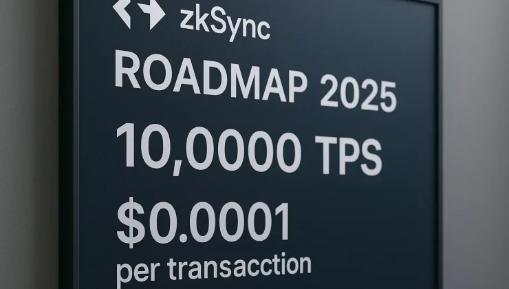 zkSync анонсировал дорожную карту на 2025 год: 10 000 TPS и $0.0001 за транзакцию